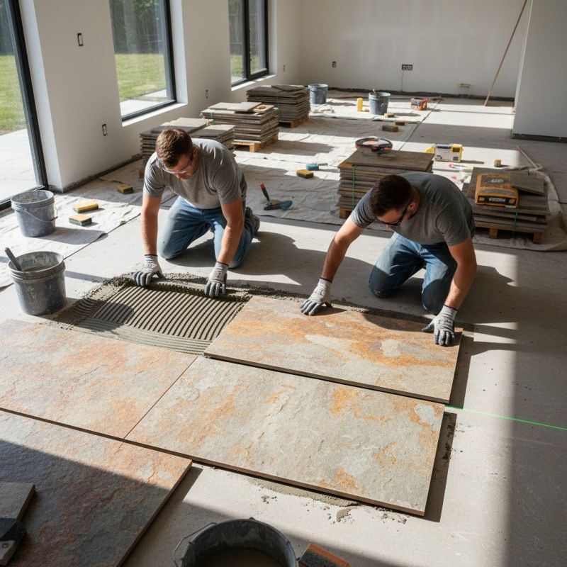 Granite Floor Installation in Alpharetta, GA