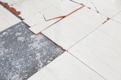 Tile Floor Repair detail