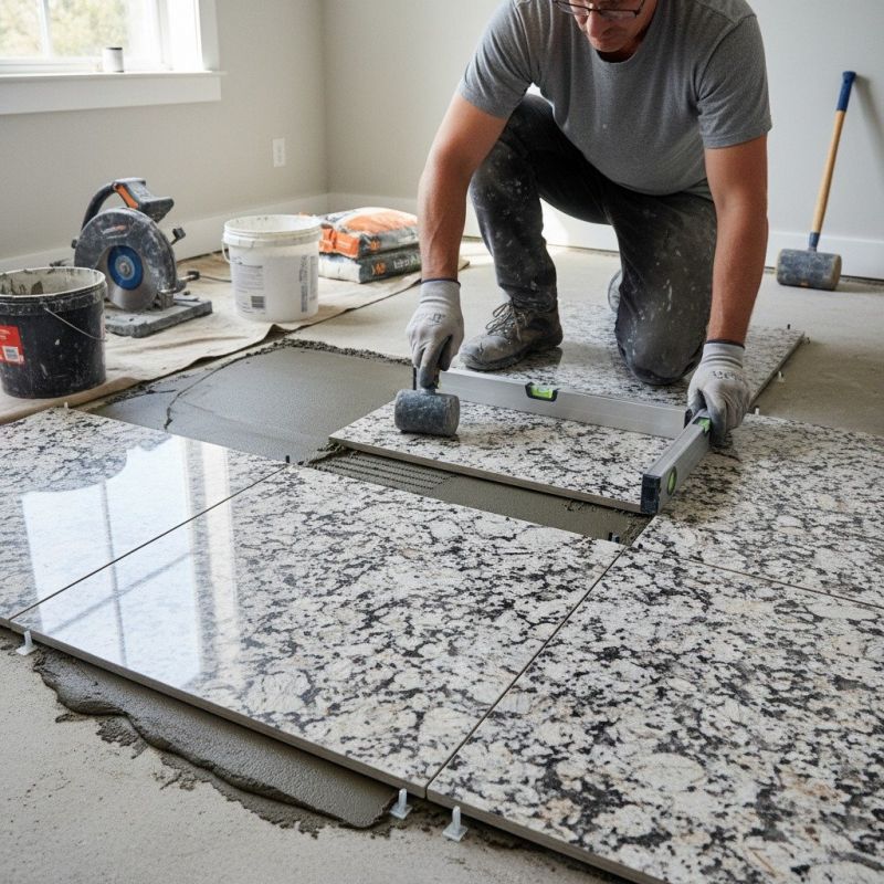 Slate Floor Installation in Wilmington, NC