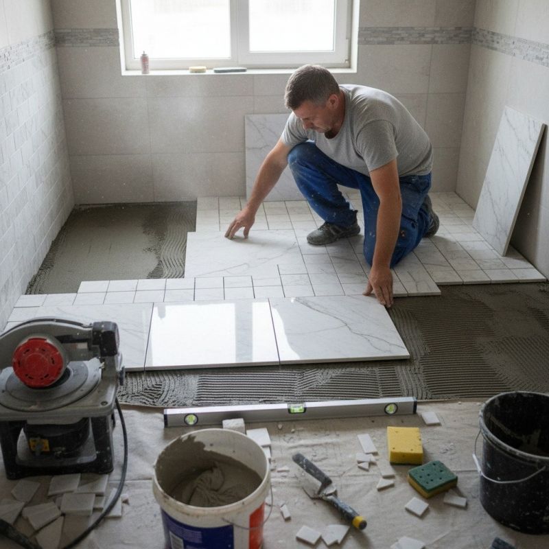 Terrazzo Tile Installation in Alpharetta, GA