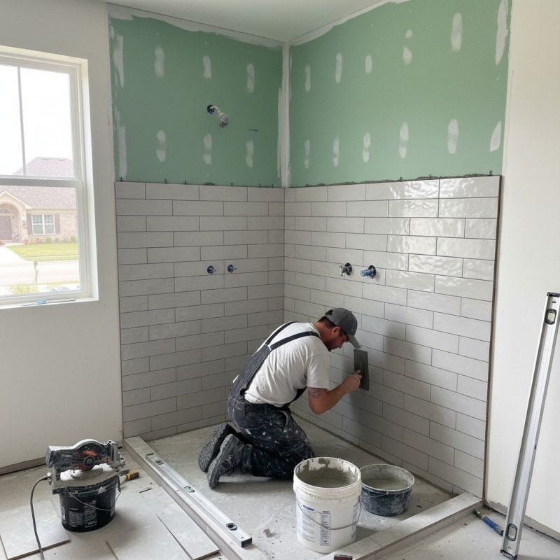 Tile Shower Floor Installation in Littleton, CO