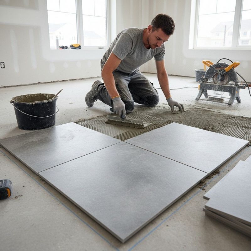 Travertine Floor Installation in Longmont, CO