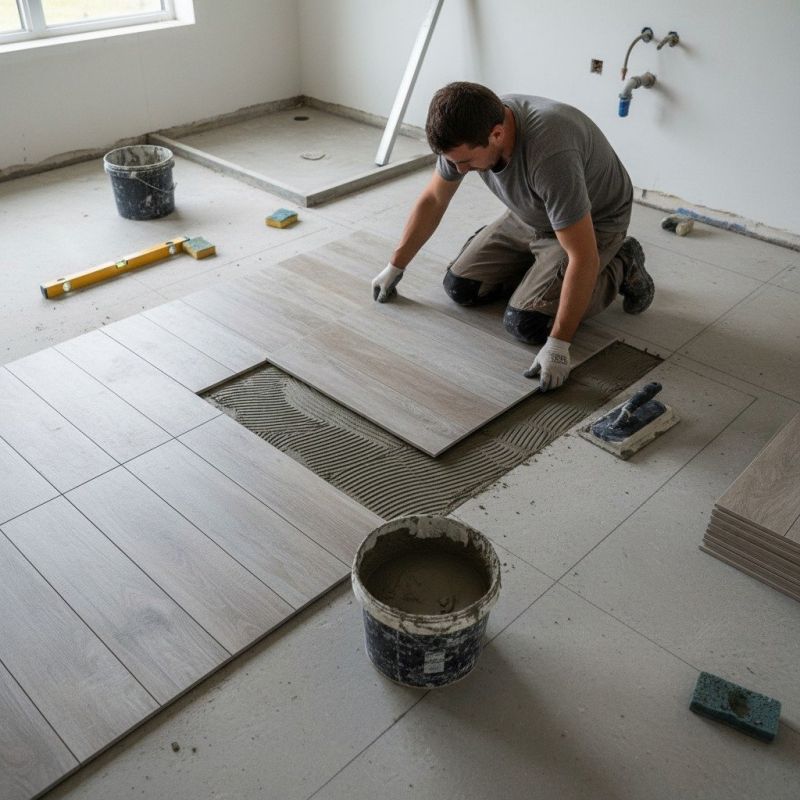 Travertine Floor Installation in Frederick, MD